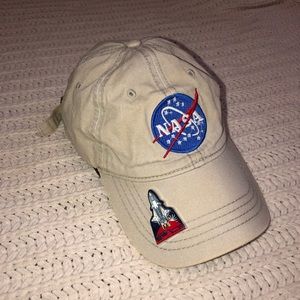 Otto Nasa Tan Hat With Pin